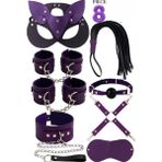 Candy Women Fantazi Set Detaylı Kelepçe ve Tasmalı 8 Parça - 4015