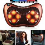 CandyShine 8 Toplu Çift Yöne Dönebilen Isıtmalı Ovmalı Yoğurmalı Shiatsu Masaj Aleti Yastığı Tüm Vücut Için
