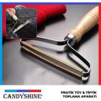 CandyShine Ahşap Saplı Pratik Elbise Tiftik ve Tüy Toplama Aleti
