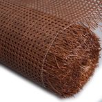 Cane Webbing, 16" Geniş Koyu Kahverengi Rattan Kamışı Dokuma Rulo 39"x236" Plastik PE Dokuma Hasır Kumaş Mobilya Sopalı Sandalye Dolap Tavan Projeleri için - & Çok Yönlü