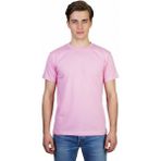 Canegem Sıfır Yaka, Kısa Kol Tişört - Pembe - 3XL