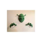 Canerege Dekoratif Shrek Duvar Dekorasyon Ürünü Duvar Süsü Hediyelik Tablo