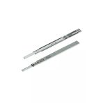 Canex En 43 Mm Frenli Teleskopik Bilyalı Çekmece Rayı Kaplamalı - 50 Cm (5 Takım)
