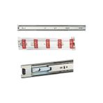 Canex En 43 Mm Teleskopik Bilyalı Çekmece Rayı Kaplamalı - 40 Cm (2 Takım)