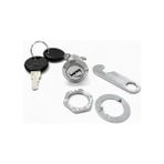 Canex Mandallı Çekmece Kilidi, Nikel Kaplama, Yüksek Kalite, Dolap Kilidi, Metal Güvenlik Kilidi, Ofis, Ev, Mobilya Için Uygun, 2 Adet Anahtar Dahil, Dayanıklı Çinko Malzeme, 16 mm - standart