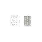 Canex Paslanmaz 10cm Oval Bilyalı Menteşe 2.2mm - Mobilya Hırdavatı
