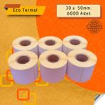 Canfix 30 x 50MM.. Eco Termal Barkod Etiketi (1000 Sarım) 6 Rulo