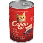 Cango Ciğerli Yaş Yetişkin 6x415 gr Kedi Maması