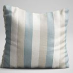 Cango Home 054 Çift Tarafı Baskılı 43 x 43 cm Renkli Çizgili Özel Tasarım Yastık Kırlent Kılıfı