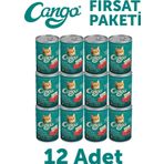 Cango Kuzulu Yetişkin 12x415 gr Yaş Kedi Mama