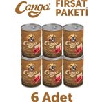 Cango Sığır Etli Yetişkin 6x415 gr Yaş Köpek Mama