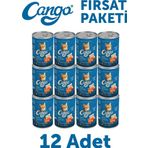 Cango Somonlu Yetişkin 12x415 gr Yaş Kedi Mama