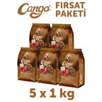 Cango Yetişkin Köpek Maması Etli Biftekli 1 Kg 5'li