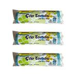 Canhome 10 Adetlik 3 Rulo Jumbo Boy Mavi 210 gr 80x110 cm 80 lt Çöp Torbası Poşeti