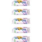 Canhome Beyaz Mini Küçük Boy 40 x 50 cm 30 Litre Çöp Torbası Poşeti 40 Adetlik 5 Rulo