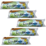 Canhome Mavi 20 Adetlik 5 Rulo Orta Boy 55x60 cm 30 lt Çöp Poşeti