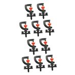 CANIGHT 20 Bahçe Için Mikro Sprinkler Dönen Yağmurlama Başlığı Basınçlı Meme Damlatıcı Atomize Sprey Bahçe Fıskiyesi Başlığı Hortum Boru Başlığı Bahçe Sulama Başlığı Black
