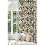 CANİLA Dijital Baskılı Fon Perde Tek Kanat 140 X 270 Cm Kenar Katlamalı Dikişli