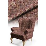 CANİLA Elegant Royal Desenli Klasik Motifli Döşemelik Kumaş Pamuk Astarlı Kalın Rashel Kumaş 140Cm En