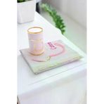 Canım Anneme İsim Nakışlı Seccade ve İnci Tesbihli Özel Silindir Kutulu Set