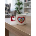 Canım Aşkım Kalp Kulp Kupa - Hediye Seramik Kupa