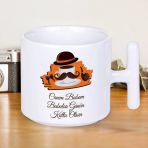 Canım Babam Babalar Günün Kutlu Olsun Yazılı Kahve Seven Babalara Özel Hediyelik T Kupa