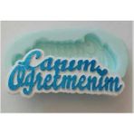 Canım Öğretmenim Yazılı Kokulu Taş Kalıbı