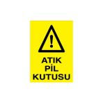 Canis Etiket Atık Pil Kutusu Alüminyum - 25 x 35 cm