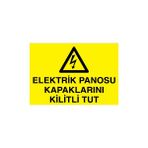 Canis Etiket Elektrik Panosu Kapaklarını Kilitli Tut Pvc-Leksan - 50 x 70 cm