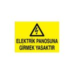 Canis Etiket Elektrik Panosuna Girmek Yasaktır Pvc-Leksan - 50 x 70 cm