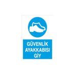 Canis Etiket Güvenlik Ayakkabısı Giy Sticker-Folyo - 25 x 35 cm
