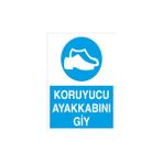Canis Etiket Koruyucu Ayakkabını Giy Dekota - 35 x 50 cm