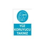 Canis Etiket Yüz Koruyucu Takınız Pvc-Leksan - 50 x 70 cm