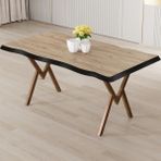Canisa Akort Serisi Mdf Sabit 80X130 Mutfak Masası - Atlantik Çam