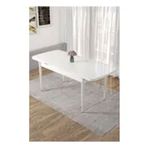 Canisa Concept 70x114 cm Beyaz Açılabilir Mutfak Masası
