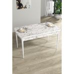 Canisa Concept Are Serisi 80x132 cm Açılabilir Mdf Renkli Mutfak Masası