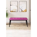 Canisa Concept Pera Serisi 40 cm Mor Gürgen Tam İskelet Kumaş Bench
