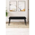Canisa Concept Pera Serisi 40 cm Siyah Gürgen Tam İskelet Kumaş Bench