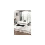 Canisa Zen Serisi Beyaz Masa MDF 80x132 cm Açılabilir 4 Zebra Desen Sandalye 1 Siyah Bench Mutfak Masa Takımı