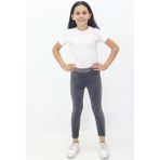 Canix Kids Kız Çocuk Likralı Kadife Tayt ( Bir Beden Büyük Almanız Önerilir ) - 15 Yaş - Gri