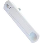 Çankaya Gizli Sürgülü Kapı Kolu Alüminyum (Beyaz) - 14CM