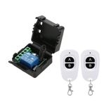 Cankypu Akıllı Ev 433 Mhz DC 12 V 1CH Kablosuz Uzaktan Anahtar Röle Alıcı Verici Evrensel Uzaktan Kumanda Anahtar Modülü ve RF Verici Uzaktan Kumandalar 1527