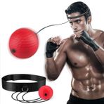 Cankypu Boks Re Ball Boks Ekipmanları Yumruk Topu Re Bag Tepki Çeviklik Yumruk Odaklanması Göz Koordinasyonu Eğitimi Kırmızı 6cm