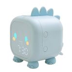 Cankypu Dijital Çalar Saat Gece Işıkları Uyku Eğitmeni 2 Alarm 6 Zil Sesi Zaman Sıcaklık Göstergesi Ses Kontrolü Erteleme Fonksiyonu 1500mAh Şarj Edilebilir Pil ile Yatak Başucu için Yukarı Işıklı