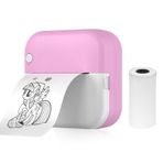 Cankypu Termal Yazıcı Çok İşlevli Taşınabilir Etiket Yapıcı Anında P Inkl Baskı Desteği BT Bağlantısı Telefon için 1 Kağıt Rulosu 57mm Resim için iOS Android Sistemiyle Uyumlu