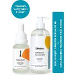 Canlandırıcı Cilt Temizleme Yağı + Leke Giderici Arbutin Serum - Cilt Bakım Seti