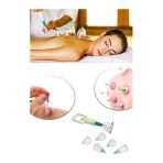 Canlipetshop 6 Lı Masaj Seti Hacamat Kupası Seti Vakumlu Masaj Seti Masaj Aleti