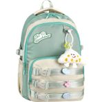 Canloor Waddell Lisanslı Mint Kolonlu Günlük Sırt Çantası,peluş Oyuncak Hediyeli Okul Sırt Çantası - SIRT ÇANTASI - 36*17*46CM