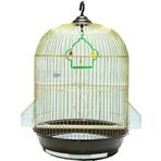 Canny Best Cage Silindir Salon Kuş Kafesi Gold- 1. Kalitede Ithal Üründür 34x53 Cm