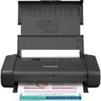 Canon A4 Maxıfy BX110 Renkli Taşınabilir Bataryalı Yazıcı Usb,wıfı Kablosuz - Siyah - Beyaz